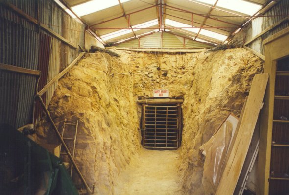 Entrance to Christmas Reef Mine - Click to Return