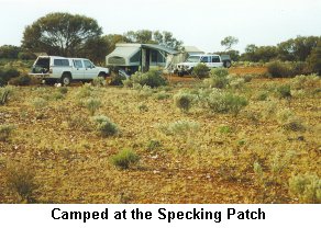 Camped at the Specking Patch - Click to enlarge