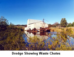 Dredge - Showing Waste Chutes - Click to enlarge